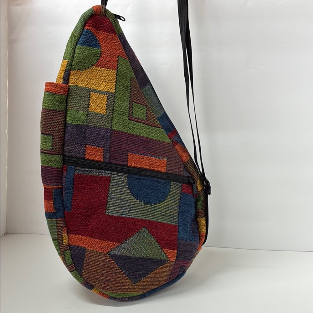 Colorful Unisex Geometric Sling Bag